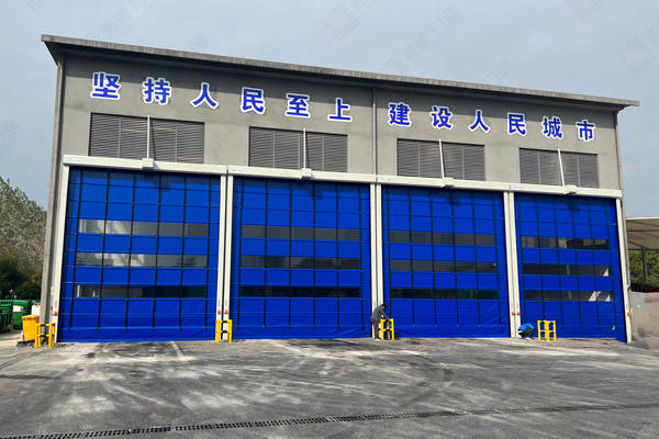 垃圾中轉(zhuǎn)站地磁感應快速卷簾門縮略圖